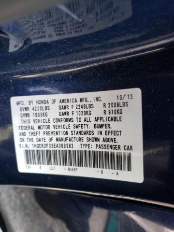 Photo 10 from auction – 2014 HONDA ACCORD LX with VIN 1HGCR2F39EA069983