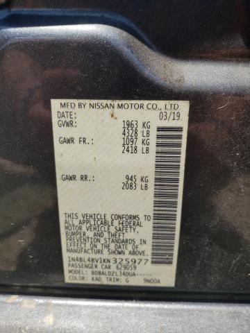 Photo 10 from auction – 2019 NISSAN ALTIMA S with VIN 1N4BL4BV1KN325977