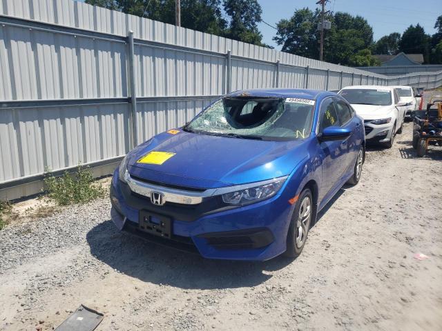 Photo 2 from auction – 2017 HONDA CIVIC LX with VIN 19XFC2F57HE033418