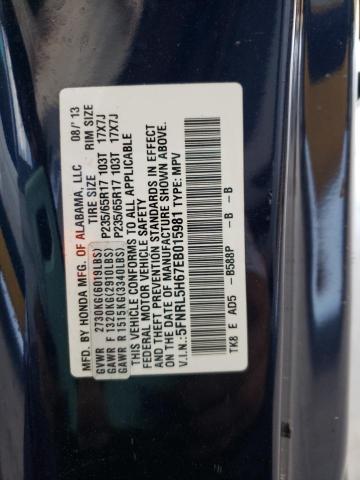 Photo 10 from auction – 2014 HONDA ODYSSEY EX with VIN 5FNRL5H67EB015981