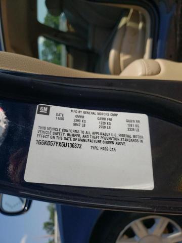 Photo 10 from auction – 2006 CADILLAC DTS with VIN 1G6KD57YX6U136372