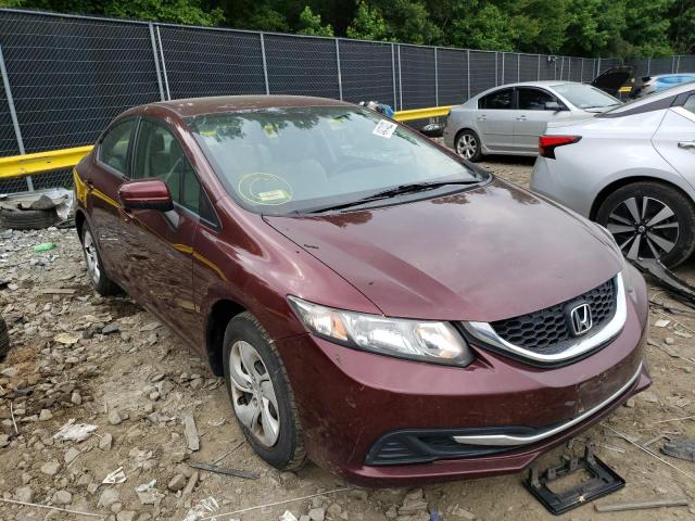 Photo 1 from auction – 2014 HONDA CIVIC LX with VIN 19XFB2F57EE224013