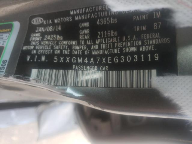 Photo 10 from auction – 2014 KIA OPTIMA LX with VIN 5XXGM4A7XEG303119