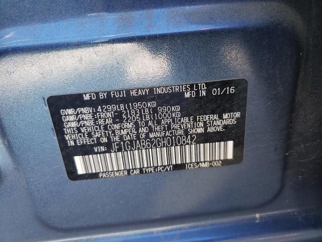 Photo 10 from auction – 2016 SUBARU IMPREZA PR with VIN JF1GJAB62GH010842