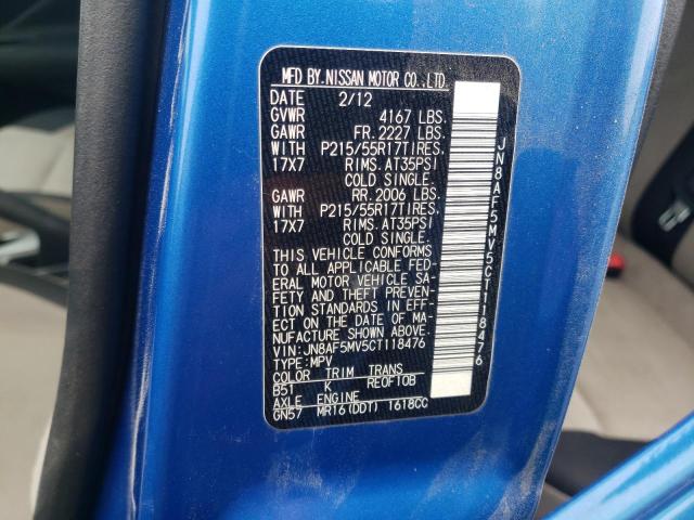 Photo 10 from auction – 2012 NISSAN JUKE S with VIN JN8AF5MV5CT118476