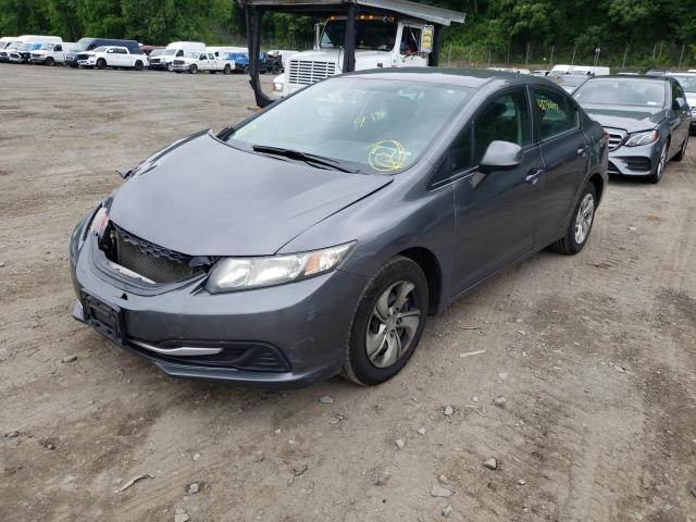 Photo 2 from auction – 2013 HONDA CIVIC LX with VIN 19XFB2F51DE255529
