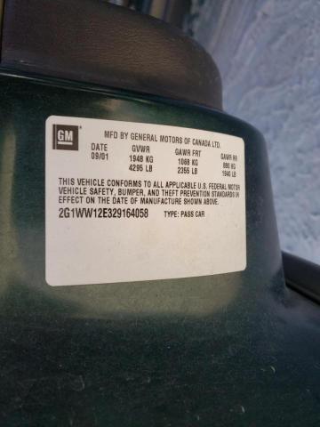 Photo 10 from auction – 2002 CHEVROLET MONTE CARL with VIN 2G1WW12E329164058