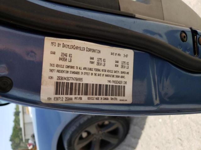 Фото 10 с аукциона – 2007 DODGE CHARGER с VIN 2B3KA43G77H780995