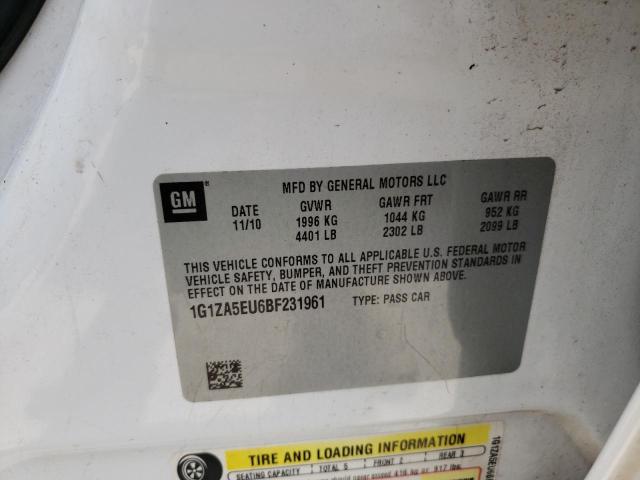 Photo 10 from auction – 2011 CHEVROLET MALIBU LS with VIN 1G1ZA5EU6BF231961