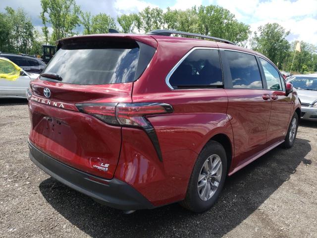 Photo 4 from auction – 2021 TOYOTA SIENNA LE with VIN 5TDKSKFC8MS036439