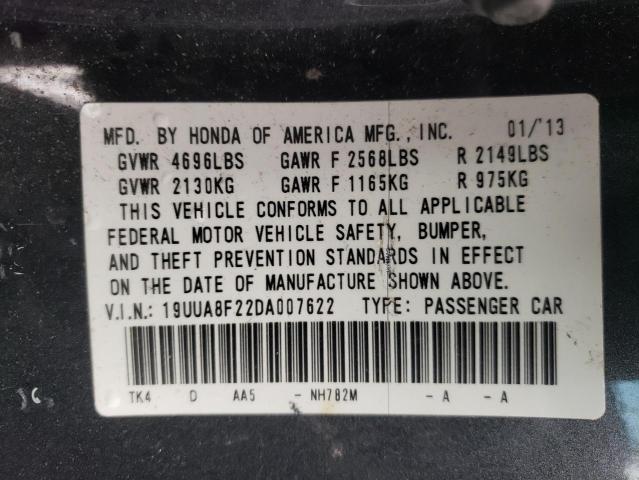 Photo 10 from auction – 2013 ACURA TL with VIN 19UUA8F22DA007622