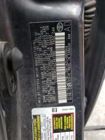 Photo 10 from auction – 2010 TOYOTA COROLLA BA with VIN 2T1BU4EE2AC487380