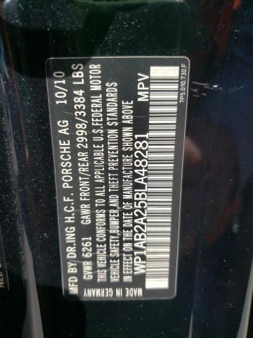 Photo 10 from auction – 2011 PORSCHE CAYENNE S with VIN WP1AB2A25BLA48281