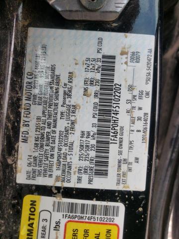 Photo 10 from auction – 2015 FORD FUSION SE with VIN 1FA6P0H74F5102202