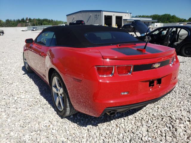 Photo 3 from auction – 2011 CHEVROLET CAMARO LT with VIN 2G1FB3DDXB9190040