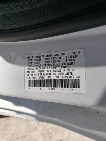 Photo 10 from auction – 2014 HONDA ACCORD EX with VIN 1HGCT1B77EA011312
