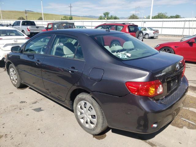 Photo 3 from auction – 2009 TOYOTA COROLLA BA with VIN JTDBL40E599061629