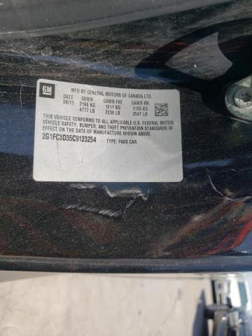 Photo 10 from auction – 2012 CHEVROLET CAMARO LT with VIN 2G1FC3D35C9123254