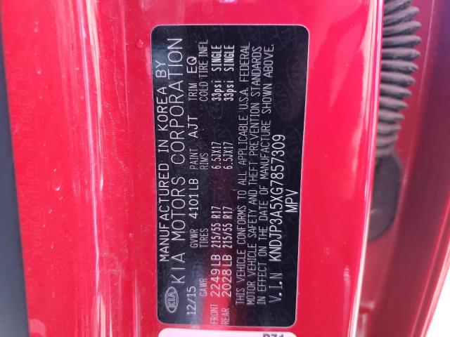 Photo 10 from auction – 2016 KIA SOUL + with VIN KNDJP3A5XG7857309