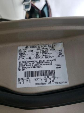 Photo 10 from auction – 2004 FORD EXPLORER X with VIN 1FMZU73K84UB25727