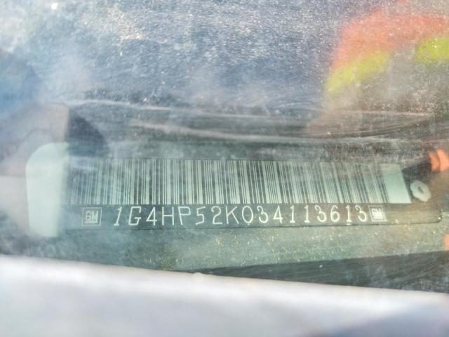 Foto 10 de la subasta – 2003 BUICK LESABRE CU con VIN 1G4HP52K034113613