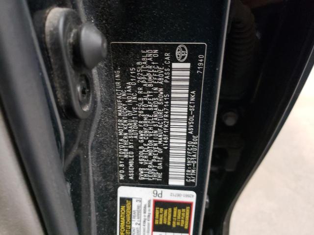 Photo 10 from auction – 2015 TOYOTA CAMRY LE with VIN 4T4BF1FK2FR471415