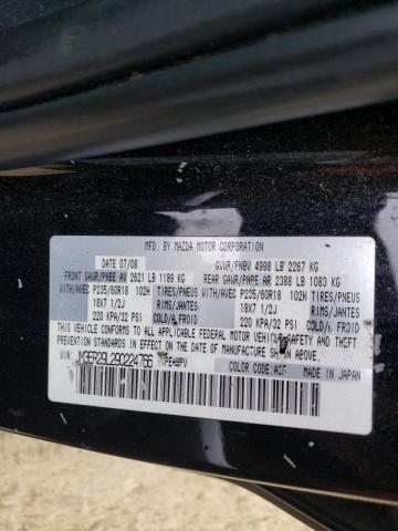 Photo 10 from auction – 2009 MAZDA CX-7 with VIN JM3ER29L290224766