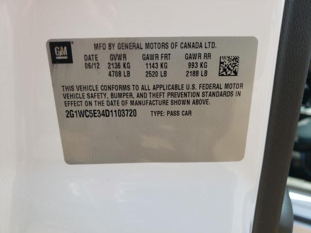 Photo 10 from auction – 2013 CHEVROLET IMPALA LTZ with VIN 2G1WC5E34D1103720
