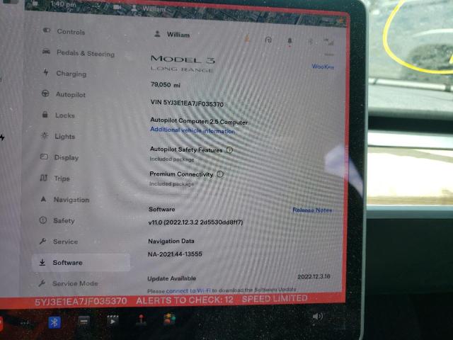 Photo 8 from auction – 2018 TESLA MODEL 3 with VIN 5YJ3E1EA7JF035370