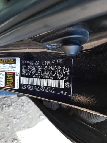 Photo 10 from auction – 2012 TOYOTA CAMRY BASE with VIN 4T1BF1FK1CU168115
