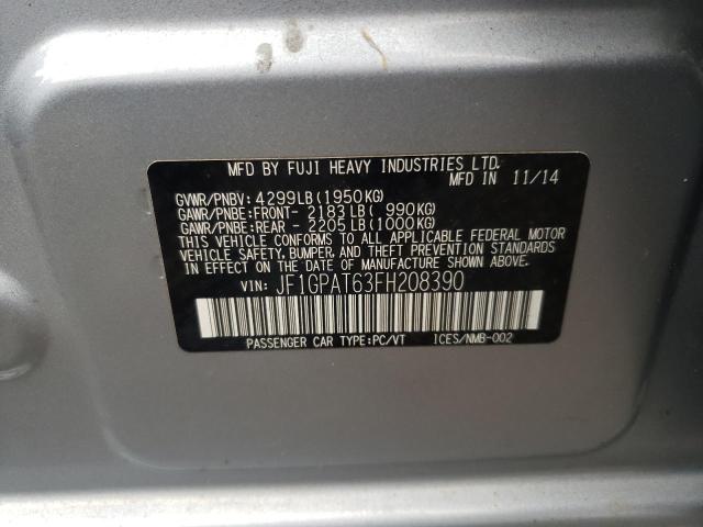Photo 10 from auction – 2015 SUBARU IMPREZA SP with VIN JF1GPAT63FH208390