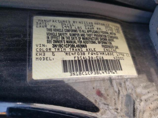 Photo 10 from auction – 2011 NISSAN VERSA S with VIN 3N1BC1CP3BL493969