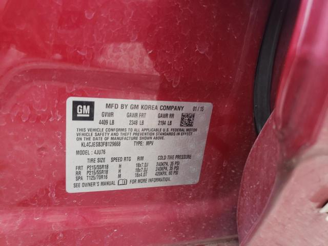 Photo 10 from auction – 2015 BUICK ENCORE with VIN KL4CJESB3FB129668