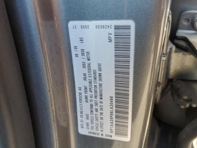 Photo 10 from auction – 2006 PORSCHE CAYENNE with VIN WP1AA29P86LA20466