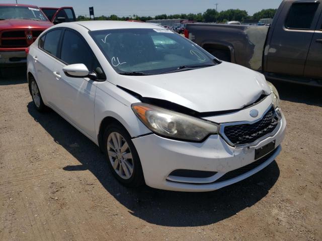 KIA FORTE LX 2014 with VIN KNAFX4A60E5129489 - Photo from auction