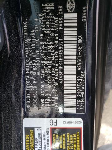 Photo 10 from auction – 2015 TOYOTA CAMRY LE with VIN 4T4BF1FK1FR459921