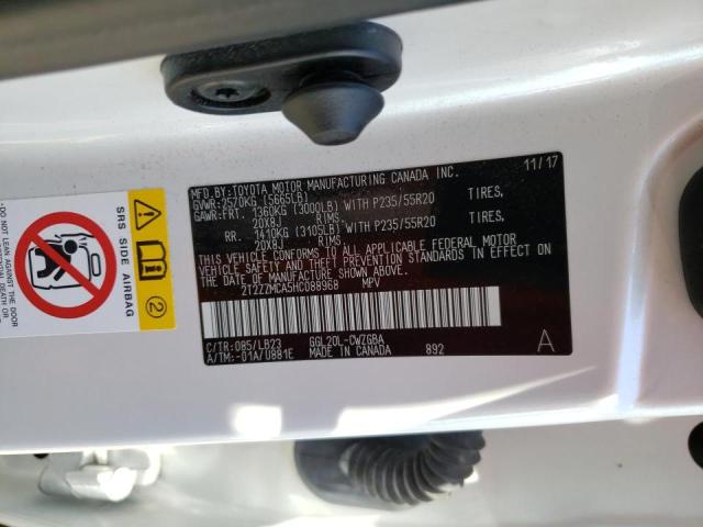 Photo 10 from auction – 2017 LEXUS RX 350 BAS with VIN 2T2ZZMCA5HC088968