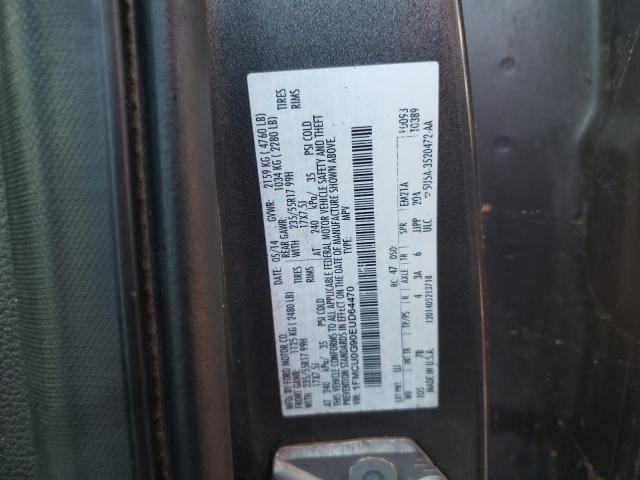 Photo 10 from auction – 2014 FORD ESCAPE SE with VIN 1FMCU0G90EUD64470