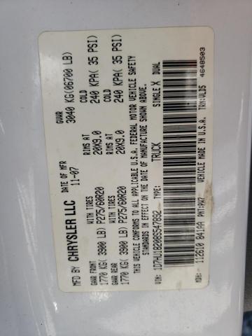 Photo 10 from auction – 2008 DODGE RAM 1500 S with VIN 1D7HU18208S547892