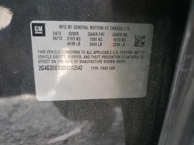 Photo 10 from auction – 2013 BUICK REGAL PREM with VIN 2G4GS5EV3D9242542