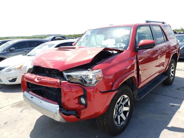 Photo 2 from auction – 2020 TOYOTA 4RUNNER SR with VIN JTEBU5JR4L5743173