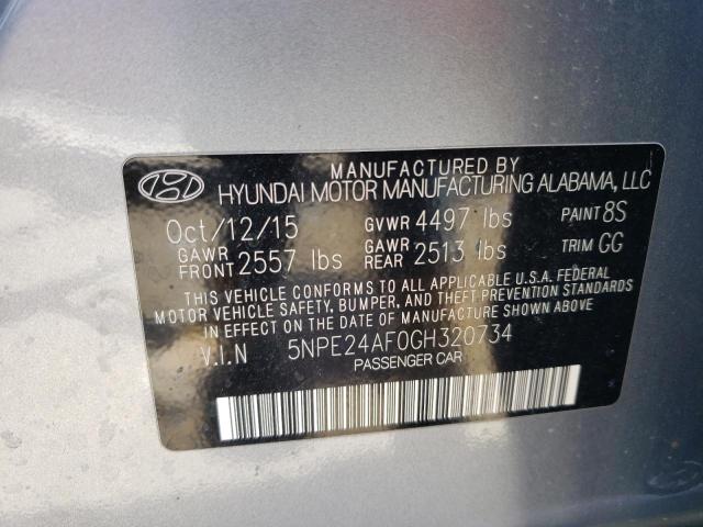 Photo 10 from auction – 2016 HYUNDAI SONATA SE with VIN 5NPE24AF0GH320734