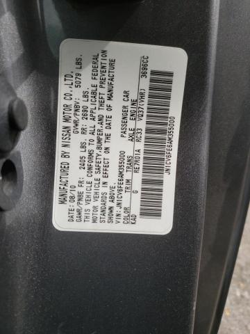 Photo 10 from auction – 2010 INFINITI G37 BASE with VIN JN1CV6FE6AM355000
