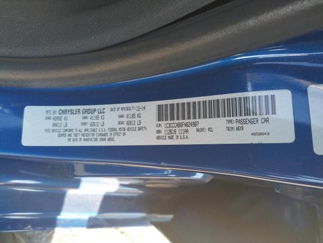 Photo 10 from auction – 2015 CHRYSLER 200 LIMITE with VIN 1C3CCCAB6FN624987