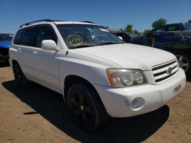 TOYOTA HIGHLANDER 2002 with VIN JTEHF21A220094692 - Photo from auction