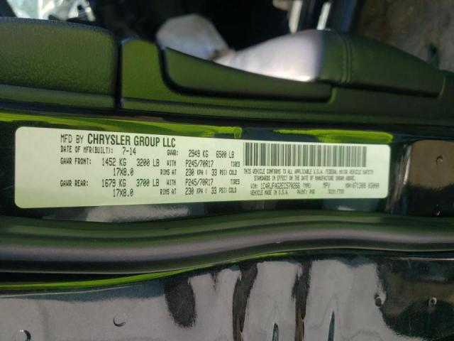 Photo 10 from auction – 2014 JEEP GRAND CHER with VIN 1C4RJFAG2EC570266