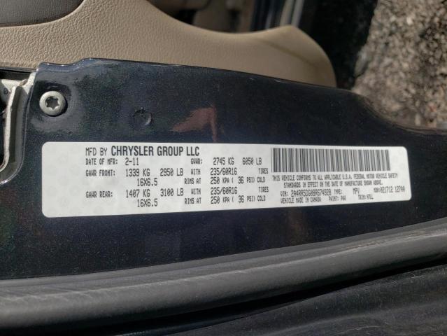 Photo 10 from auction – 2011 CHRYSLER TOWN & COU with VIN 2A4RR5DG0BR674928