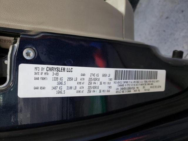 Photo 10 from auction – 2009 CHRYSLER TOWN & COU with VIN 2A8HR54189R647024