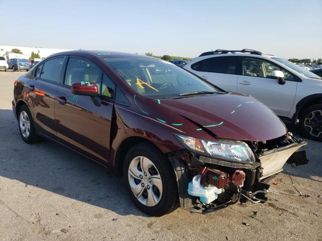 HONDA CIVIC LX 2015 with VIN 19XFB2F51FE088558 - Photo from auction