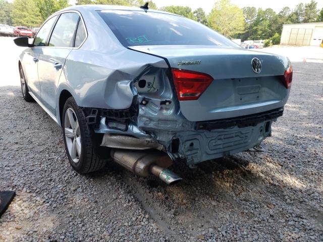 Photo 3 from auction – 2012 VOLKSWAGEN PASSAT SE with VIN 1VWBH7A39CC045523
